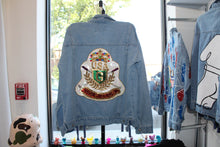 Load image into Gallery viewer, Sequins &quot;Golf Club&quot; Denim Jacket
