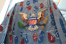 Load image into Gallery viewer, Sequins &quot;US Great Seal&quot; Denim Jacket
