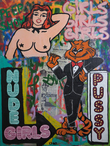 “Nudie Bar” Painting