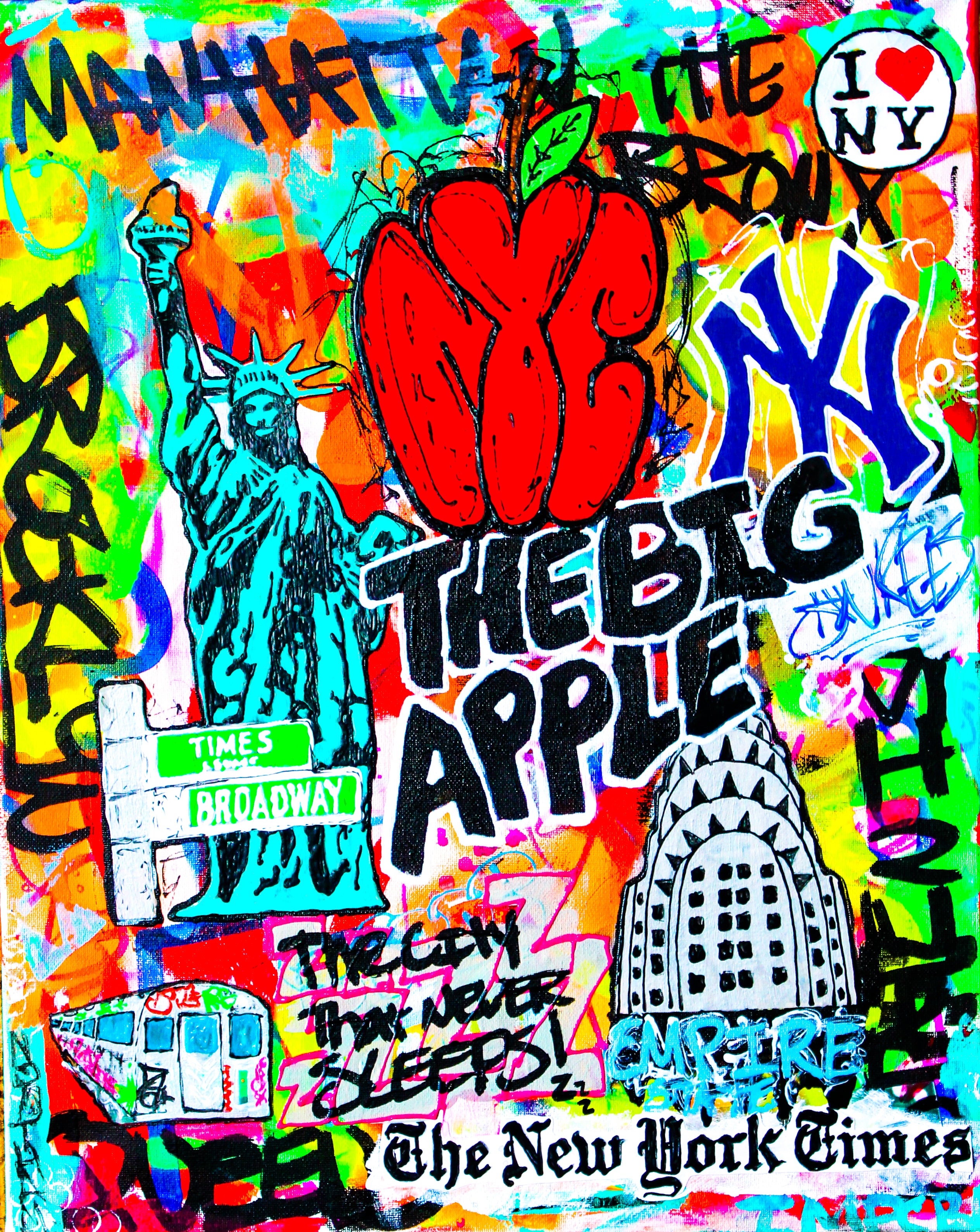 big appleページ The Big Apple” Painting – IMPECCABLE SCOOP