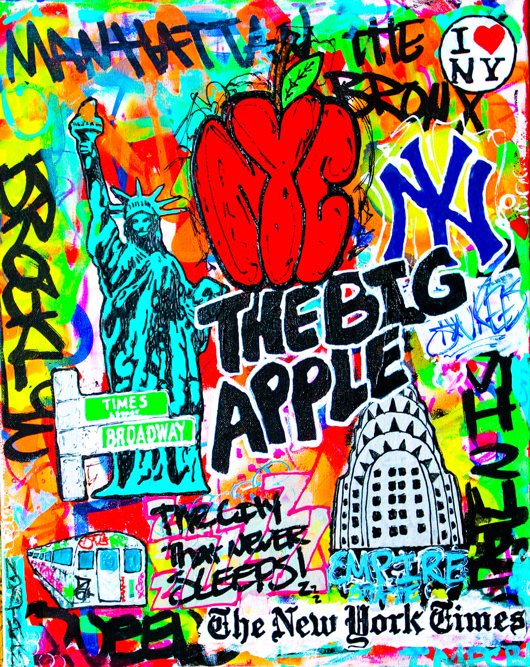 “The Big Apple” Painting
