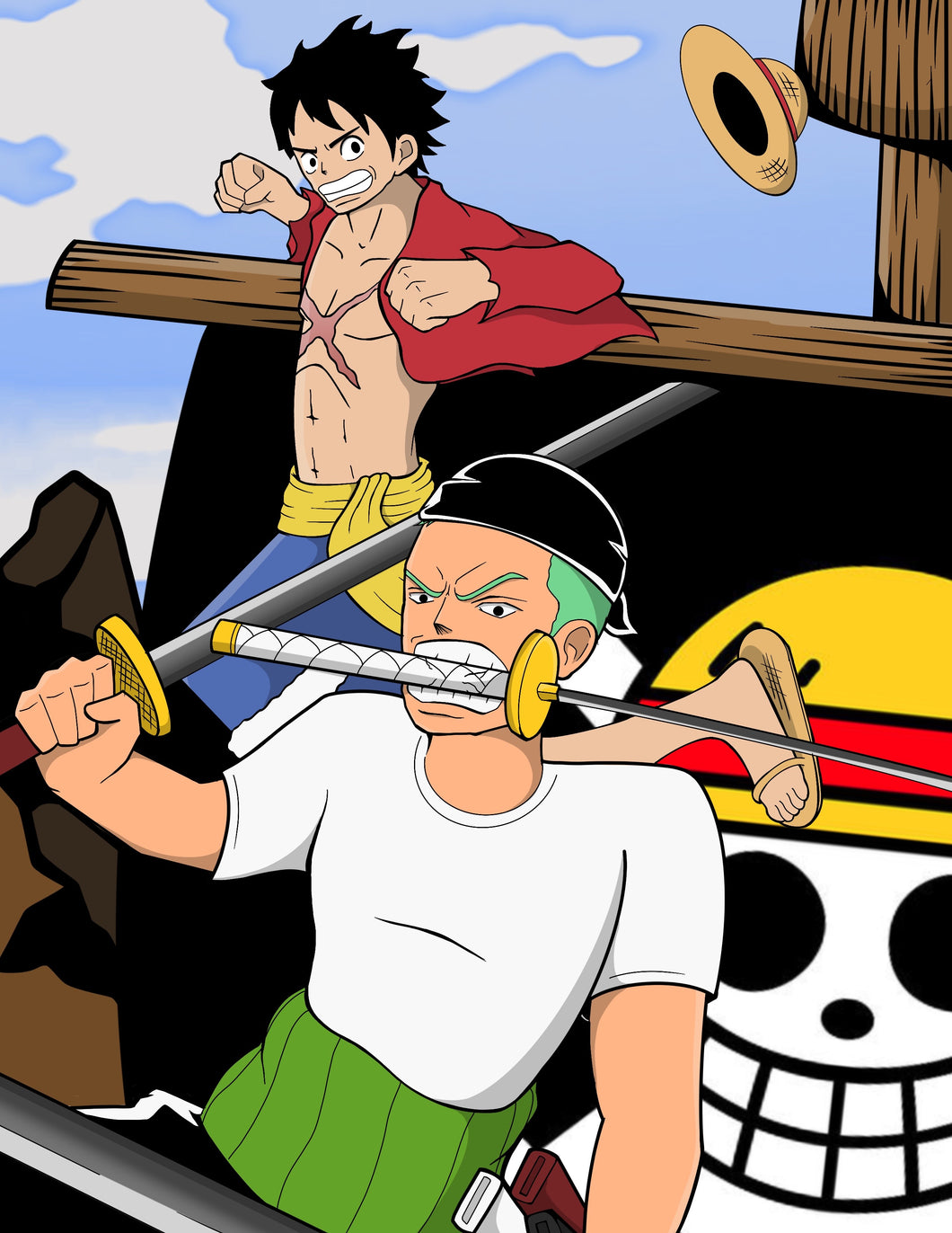 One Piece Print