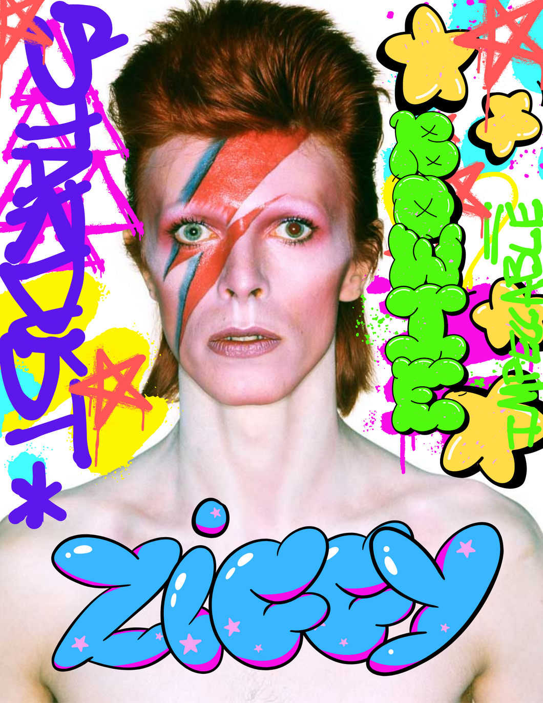 Ziggy Stardust Print