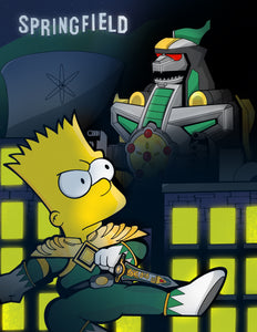 "Bart x Green Ranger" Print