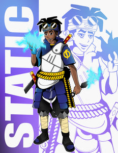 "Static Shock" Print
