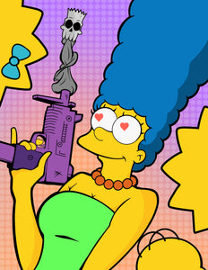 "Uzi Marge" Print