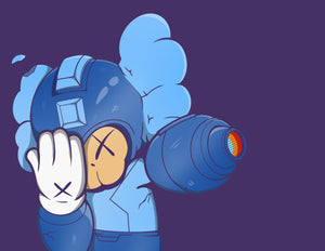"Mega Kaws" Print