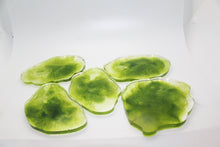 Load image into Gallery viewer, Algae - 5 Piece Resin Coaster Set
