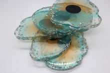 Load image into Gallery viewer, Abstract - 5 Piece Resin Coaster Set
