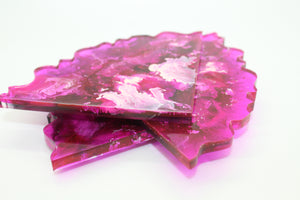 Pink Noir - 4 Piece Resin Coast Set