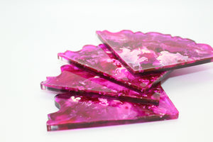 Pink Noir - 4 Piece Resin Coast Set