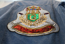 Load image into Gallery viewer, Sequins &quot;Golf Club&quot; Denim Jacket
