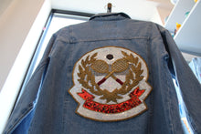 Load image into Gallery viewer, Sequins &quot;Tennis Club&quot; Denim Jacket
