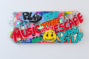 "Music is the Escape" Painting
