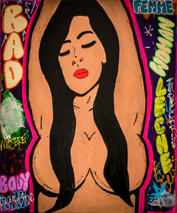 "Leche" Painting