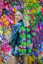 Load image into Gallery viewer, &quot;EYE SEE YOU&quot; Denim Jacket
