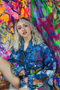 "EYE SEE YOU" Denim Jacket
